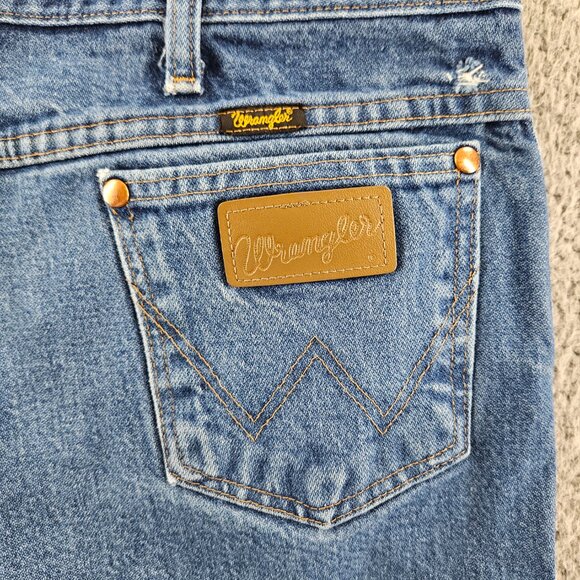Wrangler Jeans Mens 38x30 Blue 936 Cowboy Cut Slim Fit Western Rodeo Rancher - Picture 13 of 16